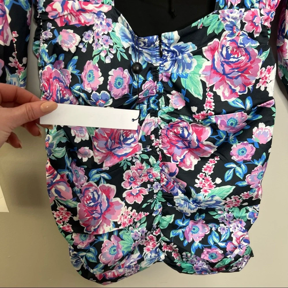 NWT FOR LOVE & LEMONS BRANDY MINI DRESS - AZALEA size small, revolve - Picture 8 of 16